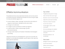 Tablet Screenshot of pressefolden.dk
